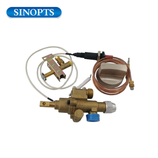 Knob kitli gaz valfı termokupl