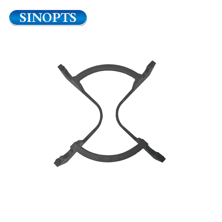 U şeklindeki dökme demir çerçeve kayma önleyici çerçeve soba braketi