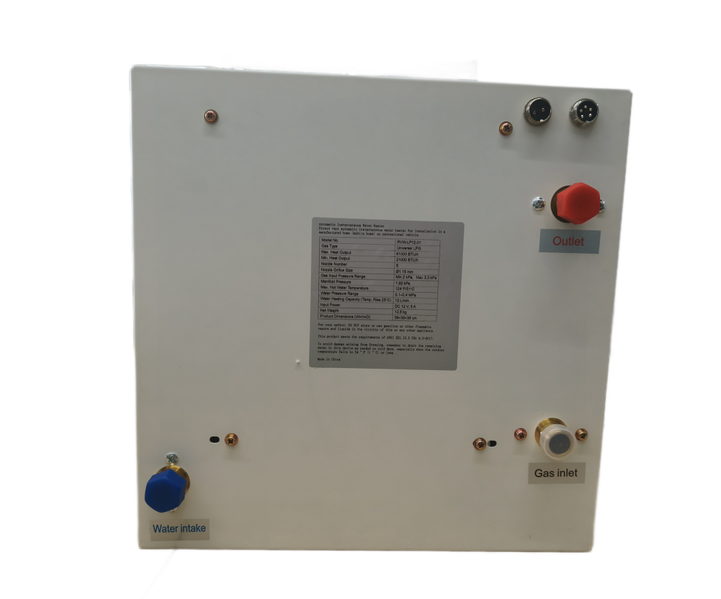 RV su ısıtıcı, sabit sıcaklık dikey anlık su ısıtıcı, sıvılaştırılmış petrol gazı taşınabilir su ısıtıcı
