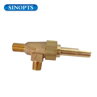 Gazlı Ocak Brülör Parçalar Single Sprey Pirinç Gaz Valfi