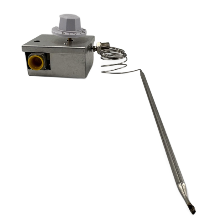 Dış muhafazalı gazlı fritöz için gazlı ısıtıcı ve gaz kontrollü termostatik vana