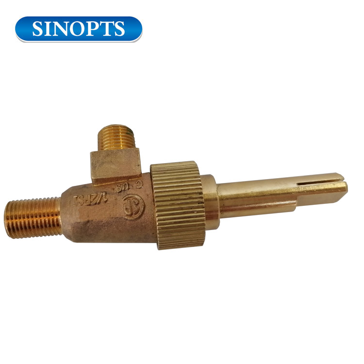 Gazlı Ocak Brülör Parçalar Single Sprey Pirinç Gaz Valfi