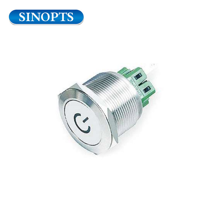 16mm su geçirmez itme düğmesi anahtarı