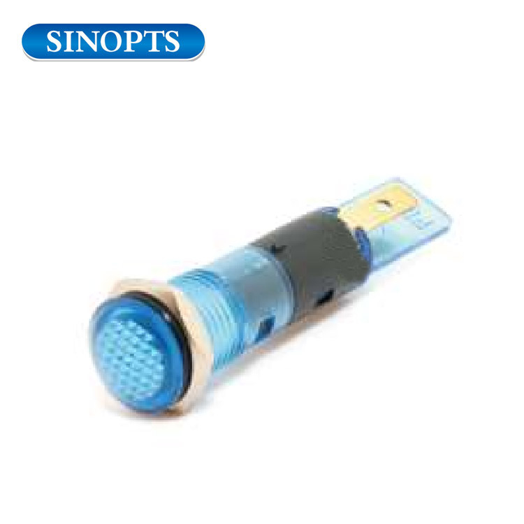 8mm 12V LED IP66 Plastik Gösterge Işığı