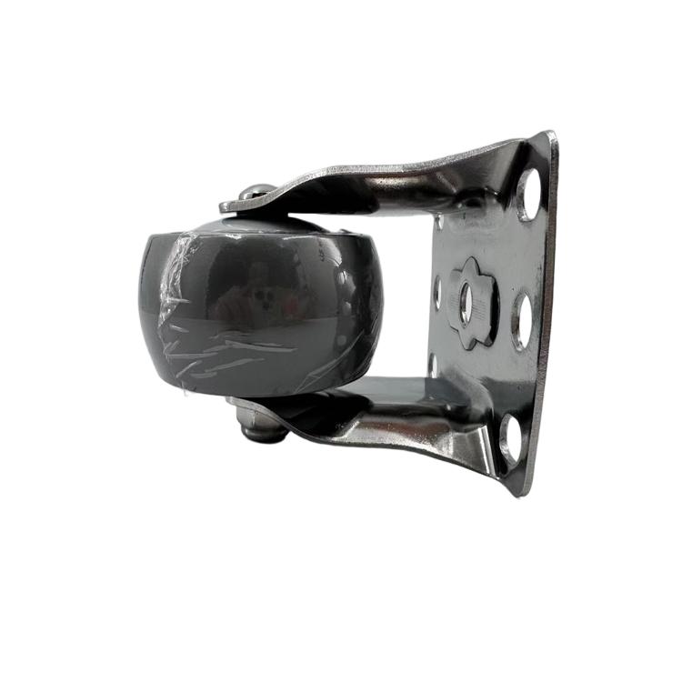 Hafif Sabit TPR Sessiz Aşınma Dayanıklı Ayak Tekerlek Kıl Kemeri Yatak Yönlü Tekerlek