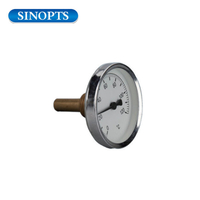 63mm yatay termometre alüminyum sıcaklık kadran göstergesi