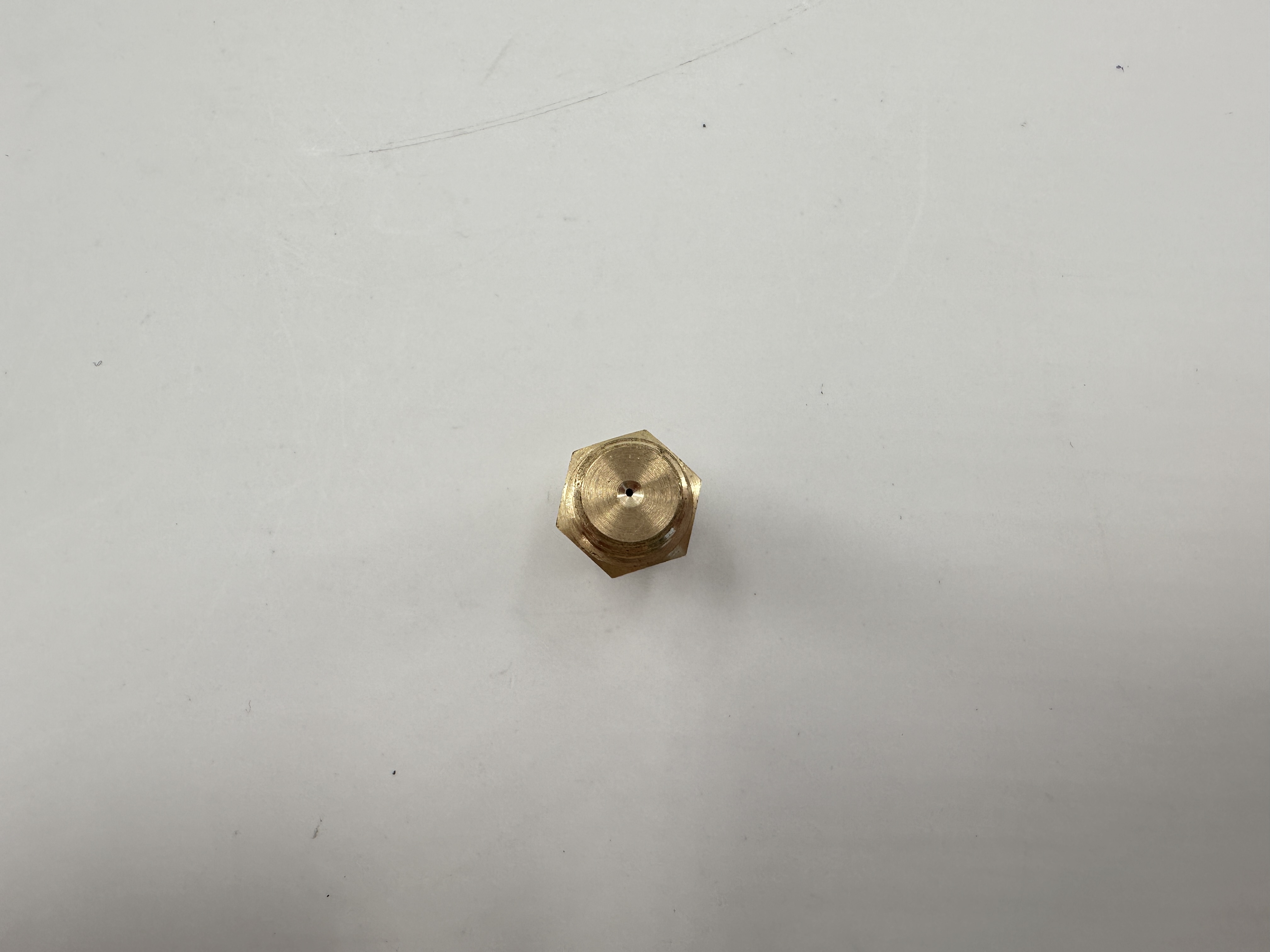 Farklı tip pirinç hex iplik erkek meme uçları 