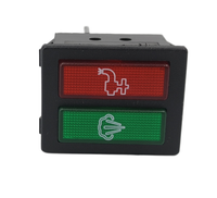 SINOPTS Yüksek Kalite Açık Kapalı Basmalı Anahtar Kablolama Şeması Büyük Boy Dpdt Lamba Basmalı Anahtar