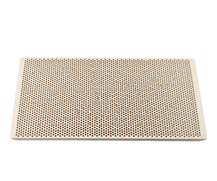 Gaz brülörleri için gaz ısıtıcı parçaları için kızılötesi petek seramik plaka